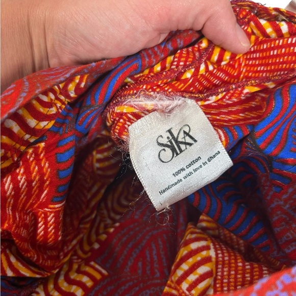 Anthropologie SIKA Abstract Wide Leg Trousers Size 2 Retail $200 Pants Cotton - Picture 7 of 9